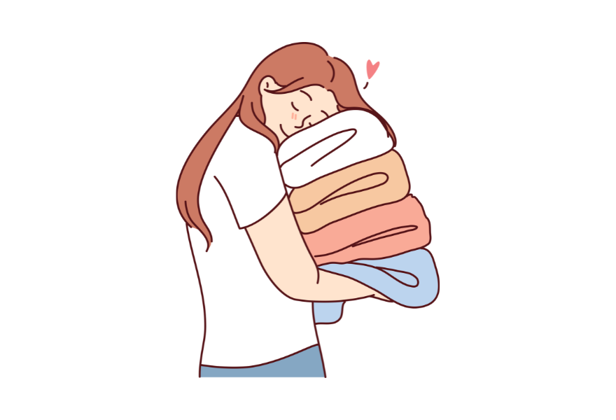 ふわふわのタオル