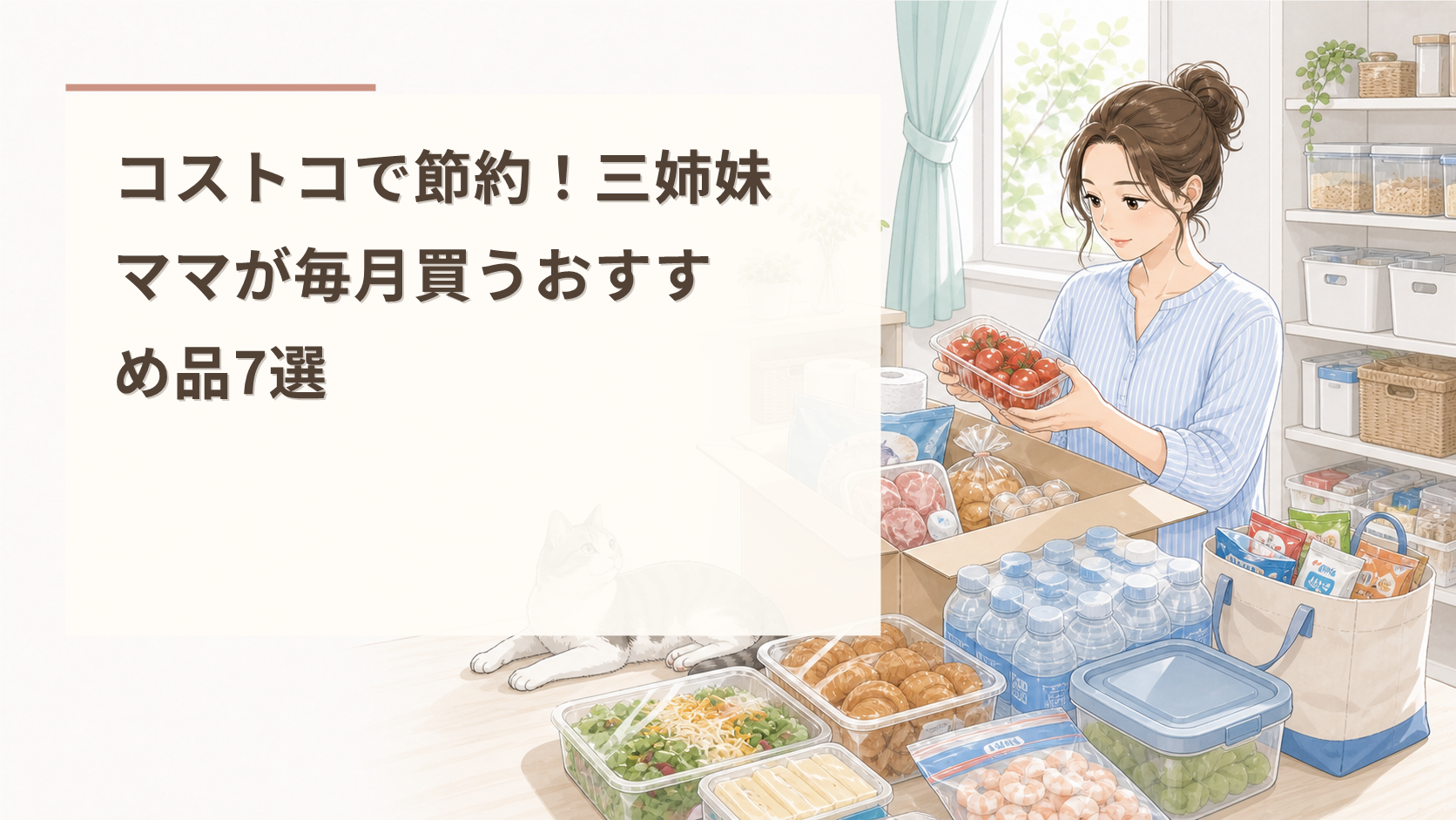 コストコで節約！三姉妹ママが毎月買うおすすめ品7選